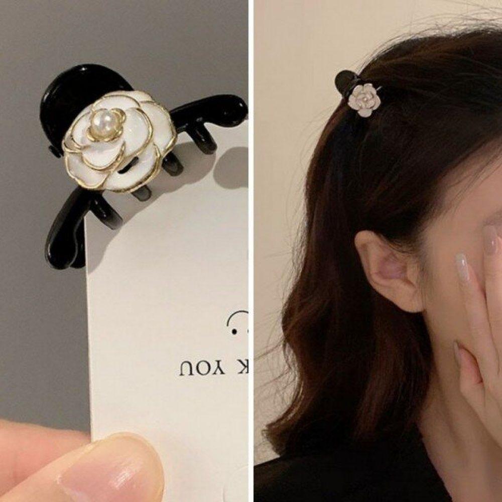 

Mno European Noble Rose Mini Hair Clip Pin black