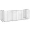 Vidaxl Gabionowa Osłona Do Koszy Na Śmieci, Stal, 325X100X110 Cm