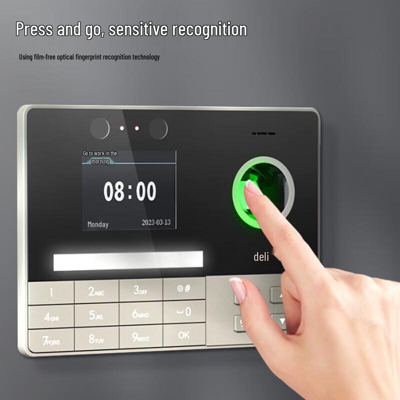 Deli Smart Cloud Attendance System CN plug (adapter included)