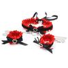 Elastic Band Heart-shaped Handcuff Neck Set Black and Red Bow Flirting Suit Sweethearts Temperament and Interest Article for