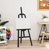 Black Easel 53.5x95x127 Cm Solid Pine Wood