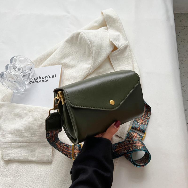 New  Fashion Multi-Function Large-Capacity Shoulder Bag Messenger Bag  Solid Color Luxury Bags Women