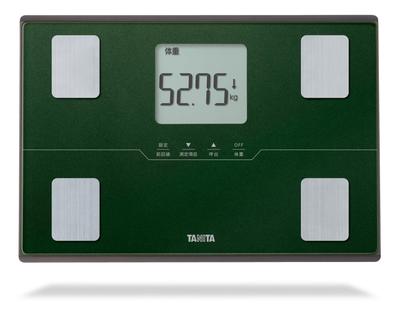 Báscula de peso Tanita, medidor de composición corporal, 50 g, verde, GR, almacenamiento de grasa, huesos, BC-315 [porcentaje corporal/nivel visceral/masa muscular/basal]