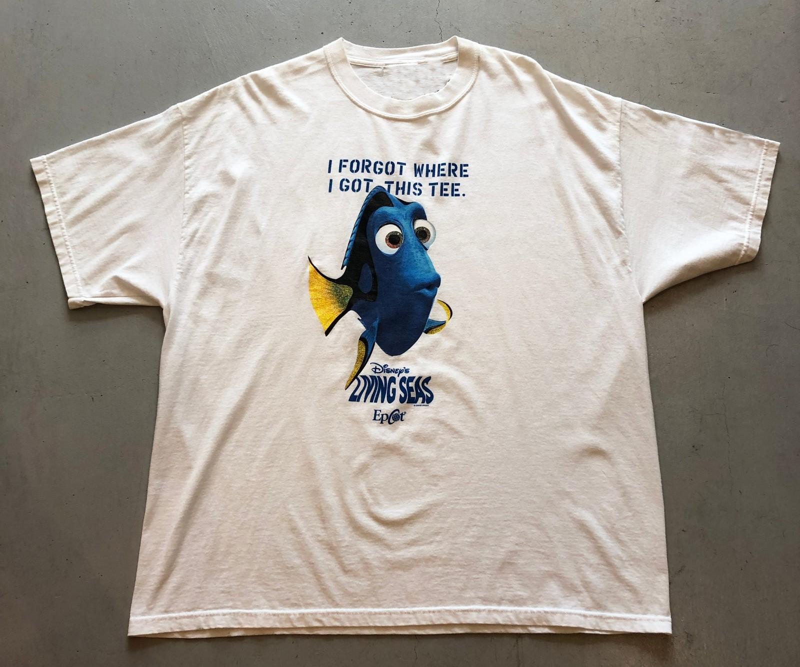 

Винтажная футболка 00-х Finding Nemo Monsters Inc Toy Story King S-5XL Репринт НОВАЯ S