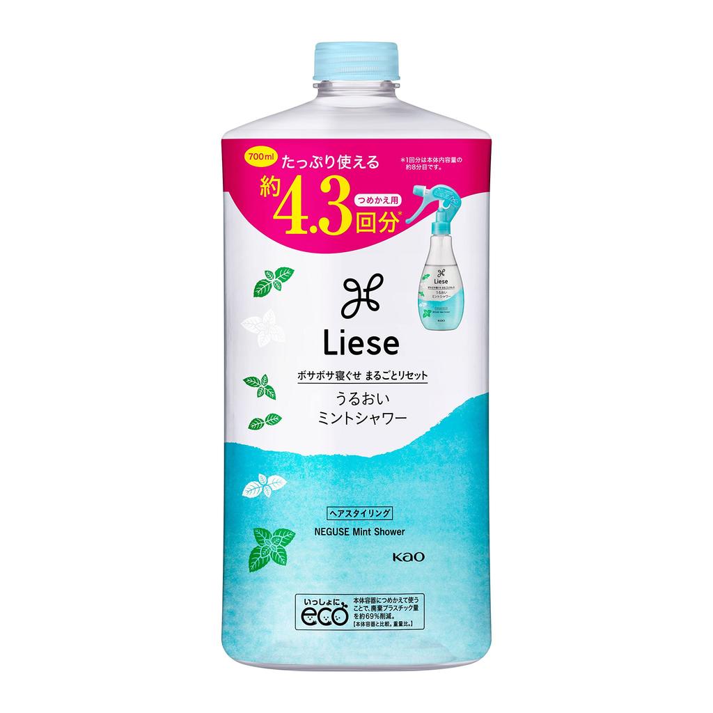 Liese Moisturizing Mint Shower Hair Refill 700ml (4.3 Uses)