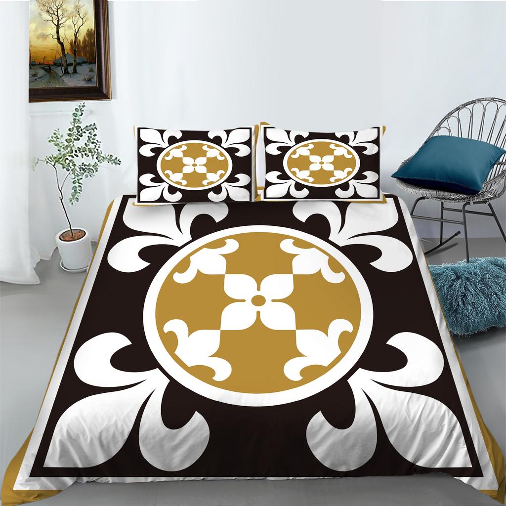 3D Digital Printed Bedding Set, Bedroom Duvet Cover, Family Bedding Set, King Size Bed/double Bed, Home Decoration