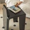 Nordic Stools Small Low Makeup Backrest Chair Multifunctional Creative Shoe Changing Stool Home Entrance Living Room Furniture