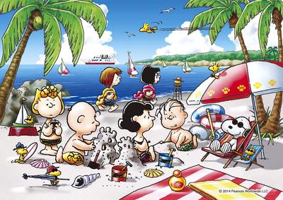 108-piece Jigsaw Puzzle PEANUTS Beach Memories (18.2 X 25.7 Cm)