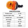 Rotating Strobe Light for Engineering and Agricultural Vehicles