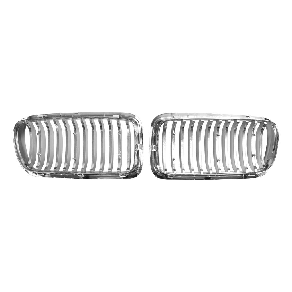 2 STÜCKE Chrom Front Nieren Grill Gitter Passend für BMW 7er E38 1994-2001