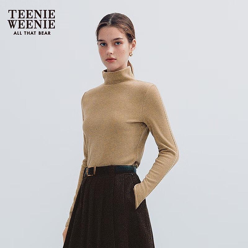Teenie Weenie Women's Winter Mock Neck Long Sleeve T-Shirt