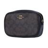 New COACH With Leather Camera Bag, Shoulder Bag Women's Dark Brown & Black 79209-IMAA8