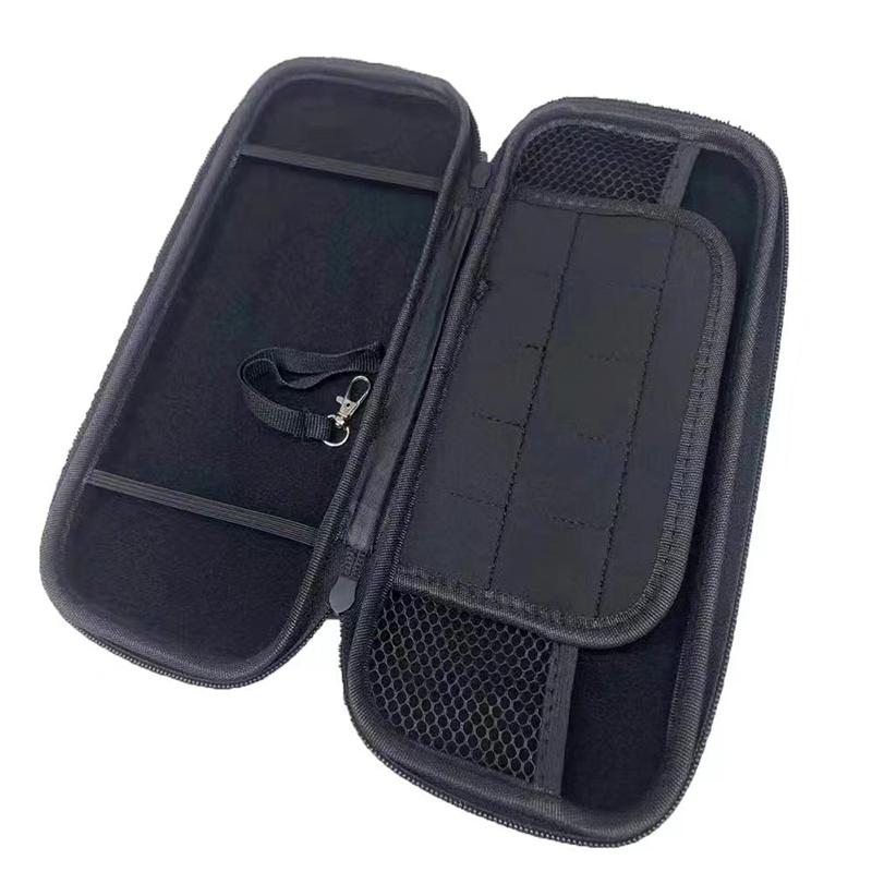 Kühle Aufbewahrungstasche für Nintendo Switch OLED Handschlaufe Schutzhülle für Reisen mit Kartenschlitzen NS Handtasche Nicht-Offiziell