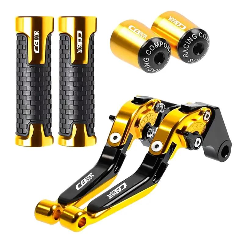 Motorcycle Brake Clutch Levers Handlebar Grips Ends CNC Aluminum For Honda CB 190R 2016 CB190R 2017