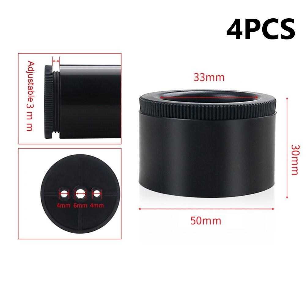 

4 шт. Круглая мебельная обувь, прочная, прочная, для дивана, шкафа, ножки, подъемная мебель, дополнительная подставка, ABS, регулируемая по высоте