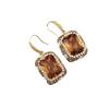 Natural Pearl, Sultan Stone Jewelry Set Women's Small Sugar Cube Premium Necklace Ring Earrings