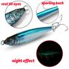 GOBAIT Metal Jig Lure 20g 30g 40g Spinner Spoon 3D Eye Color Laser Spinning Fishing Tackle Blade Hook Swimbait Pesca VIB Bait