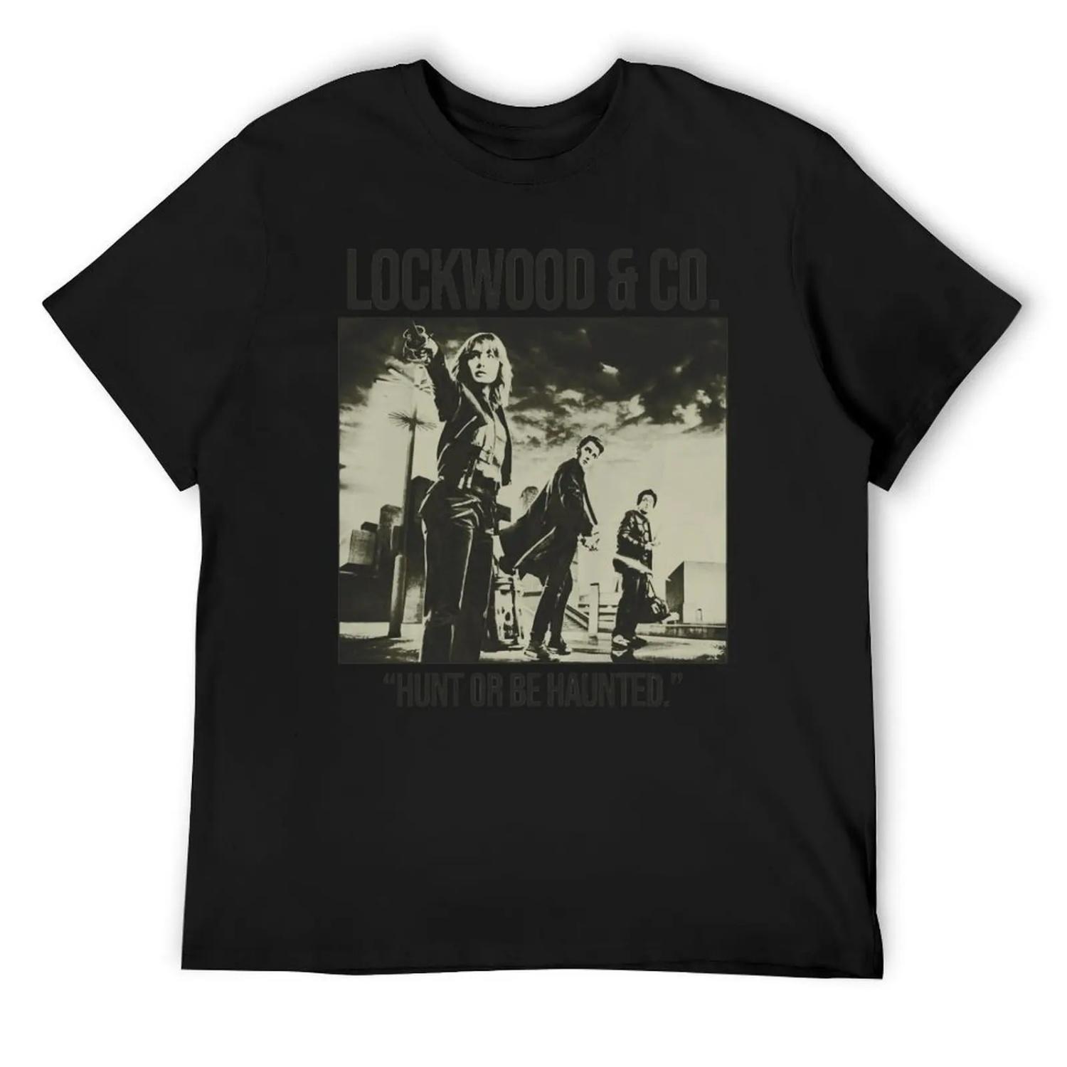 Локвуд и компания Скул, телесериал, Энтони Локвуд, Джордж Каббинс, Люси Карлайл, футболка с фан-артом S