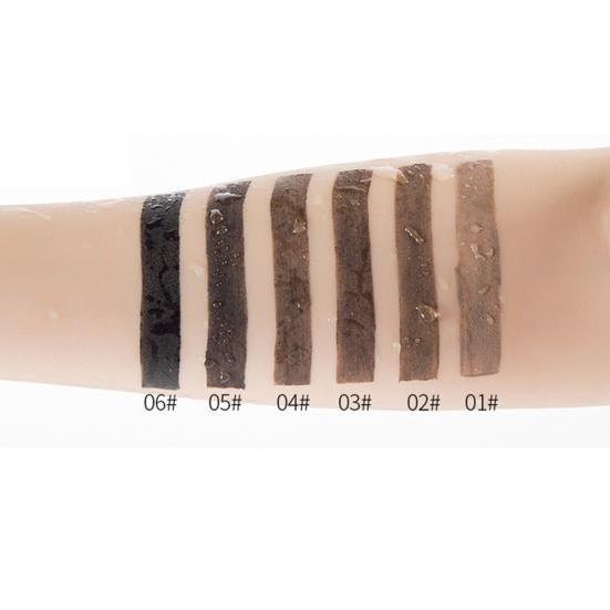 Waterproof Eyebrow Long Lasting Pigment Liquid Gel Enhancer Makeup with Brush