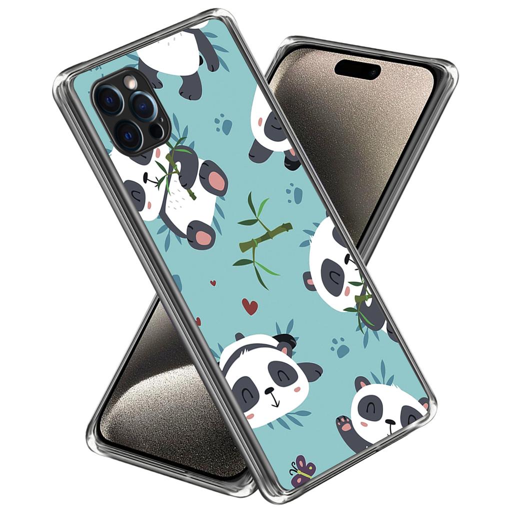 For iPhone 16 Pro Max Case Pattern Printed Shockproof TPU Phone Cover