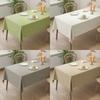 Minimalist Style Leather Tablecloth Oil Resistant Table Mat High Quality Coffee Table Cloth