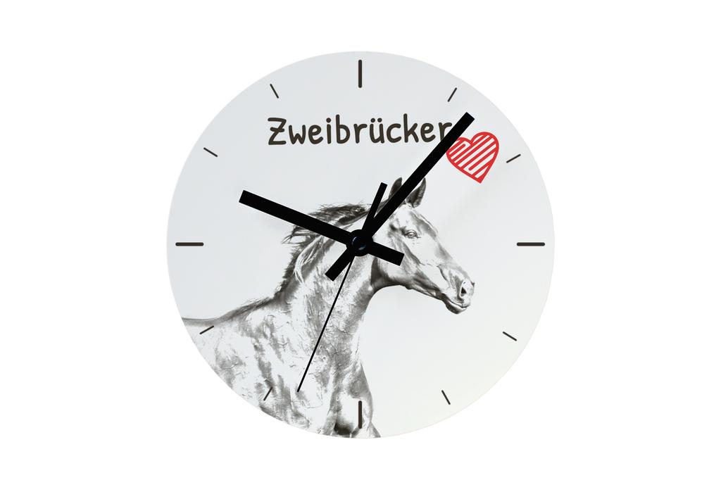 Zweibrücker – Wall clock with a horse, shelf clock with a print | Art-Dog