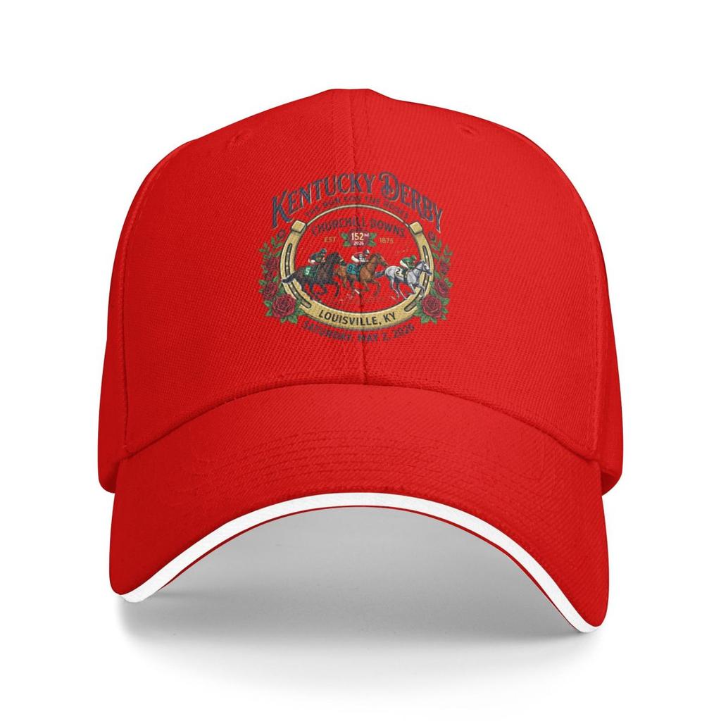 Baseball Caps Kentucky Derby Horse Racing Trending Customized Unisex Women Sport Spring Hats