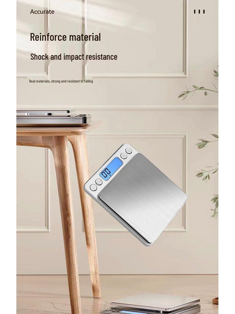 Köksvåg med hög precision för bakning och matlagning