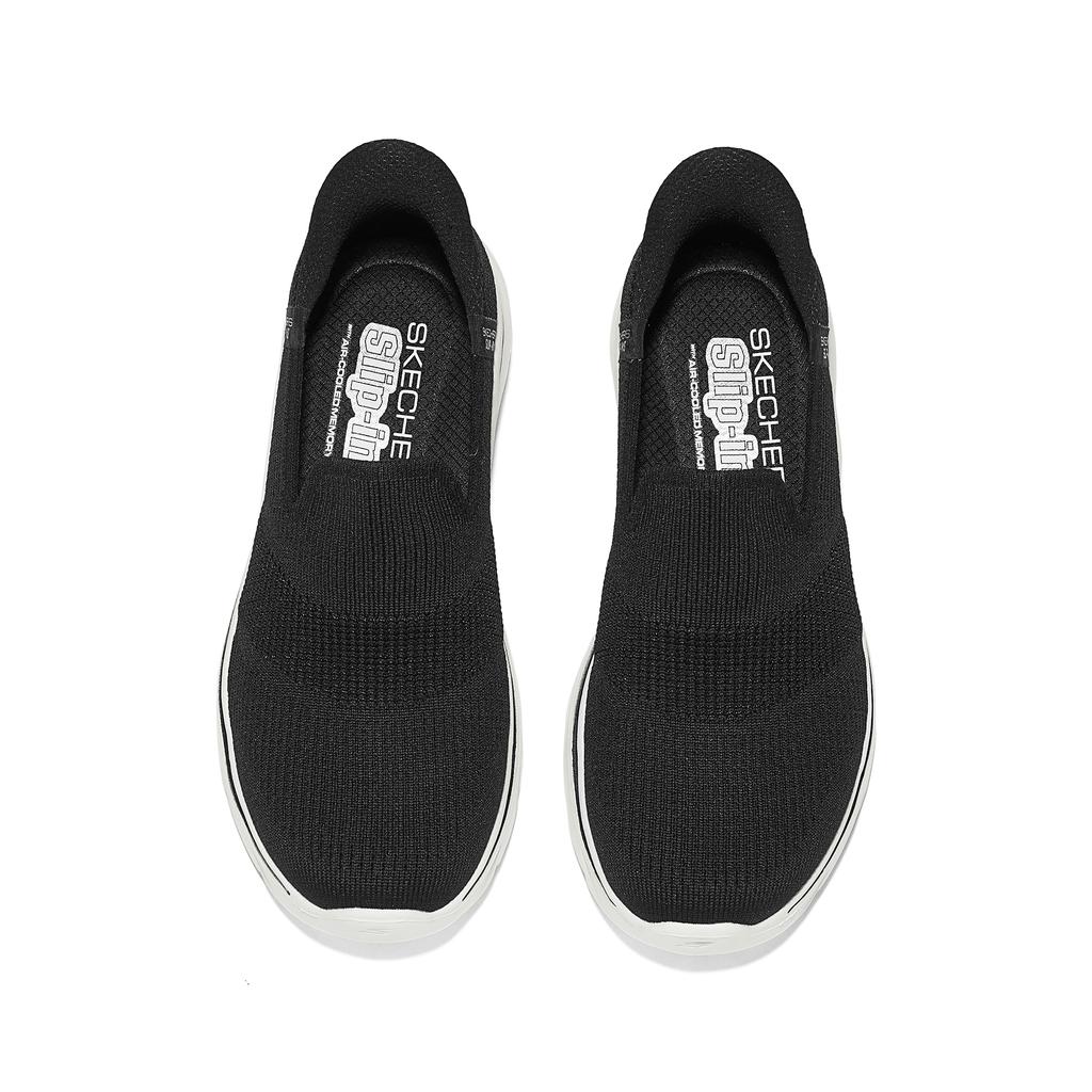 Skechers Go Walk 7 Versatile Comfortable Shock Absorbing Low Top Casual Shoes Women Sneakers Black 125258-BKW