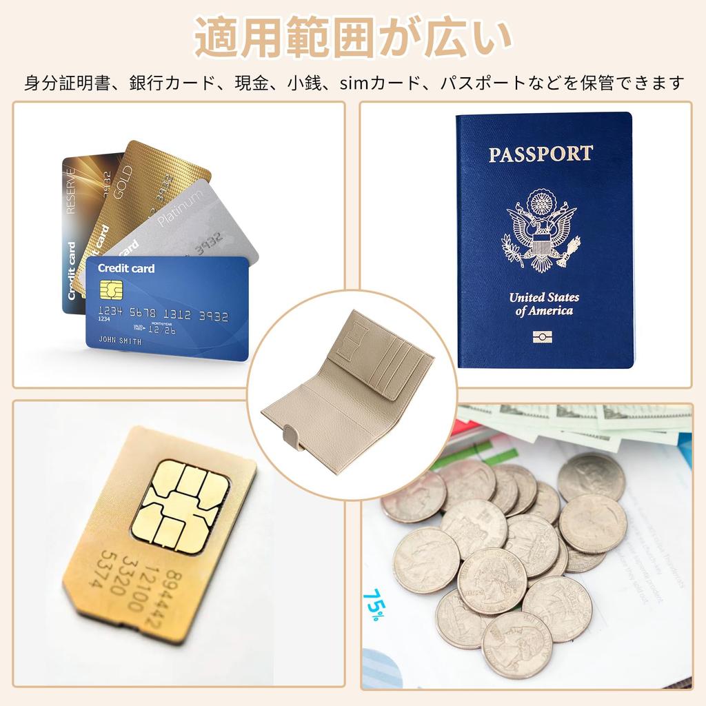 Doyime Passport Passport Cover for Passport and Card Electromagnetic Wave Perfect for International Travel Gift Case, Anti-Skimming, Women, Cute,