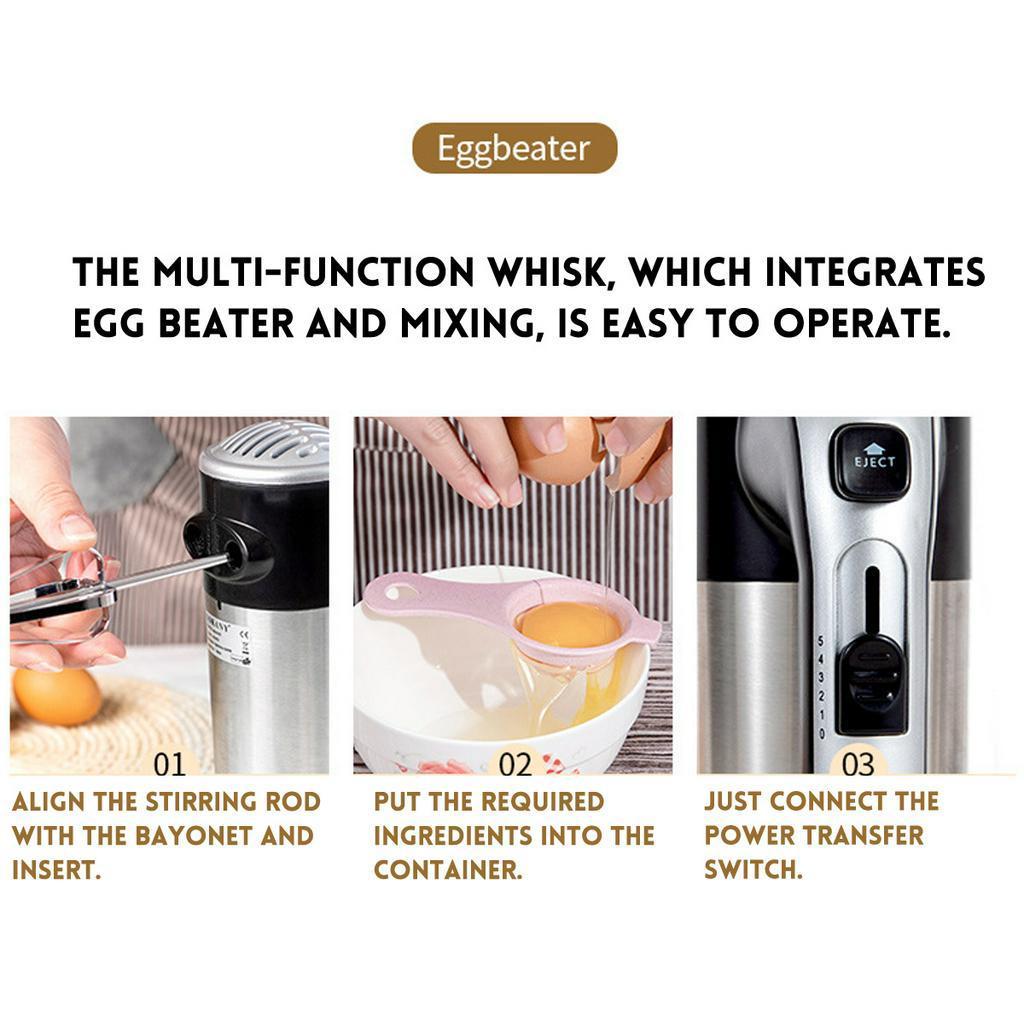 5 Speeds Electric Food Mixers Blender High Quality Dough Blender Egg Beater Spiral Whisk Mixer For Kitchen Cooking Tool