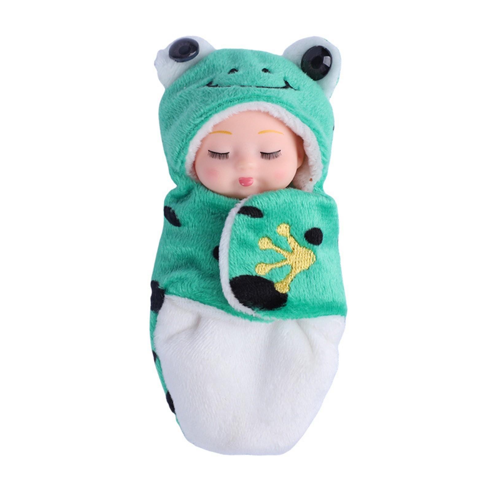 

4 Inch Baby Dolls 6pcs Set Realistic Baby Dolls Toys with Cute Handmade Doll Clothes for Suitability Kids 3 and Up One Size