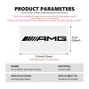 IYLCL1 Car Stickers Body Glass Center Console Decorative Stickers For AMG Mercedes Benz CITAN VITO SPRINTER CLS SLK W202 W203 W204 W205