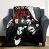 1ks Slipknot Měkká flanelová přikrývka pro všechna roční období pro domácnost, kancelář, venkovní použití Odolný komfort Měkká teplá přikrývka pro domácnost