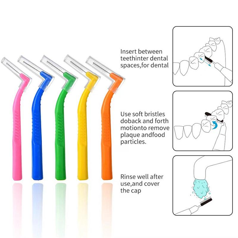 Szczoteczki międzyzębowe Higiena jamy ustnej Nić dentystyczna Szczoteczka Główka do nitkowania Aparaty ortodontyczne Do czyszczenia Narzędzie do czyszczenia zębów Kształt L/I Wykałaczka