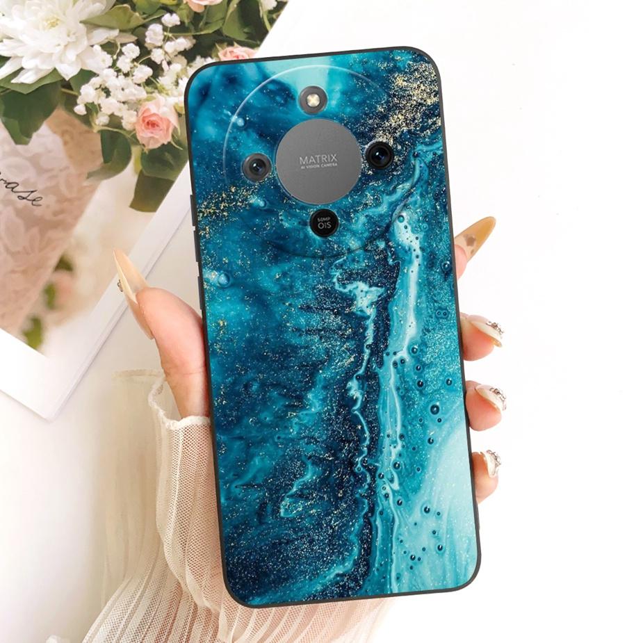 For Honor X9d Case MTN-NX1 Cute Dinosuar Cartoon Cover Soft TPU Phone Cases For Honor Magic 8 Lite X 70 HonorX70 HonorX9d Fundas