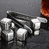 Stainless Steel Ice Cubes Set Food Grade Reusable Quick Freezing Ice For Cubes Juice Beer Wine Whisky Cooler Rocks Bar Tool