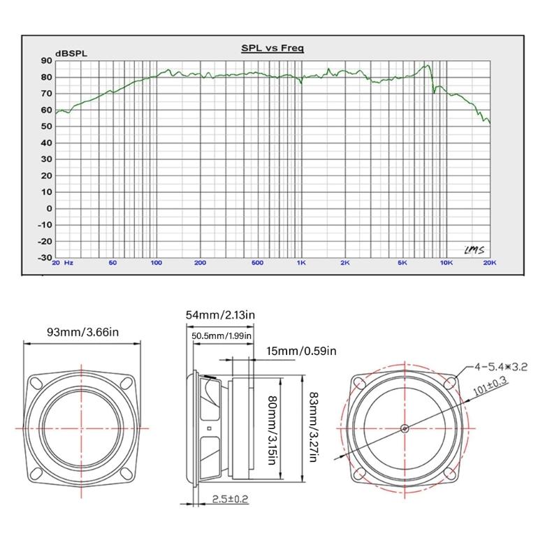 93mm 3.5Inch Bluetooth-compatible Speaker With 30W Powerful Bass Metal Design For Home Theater Outdoor Party