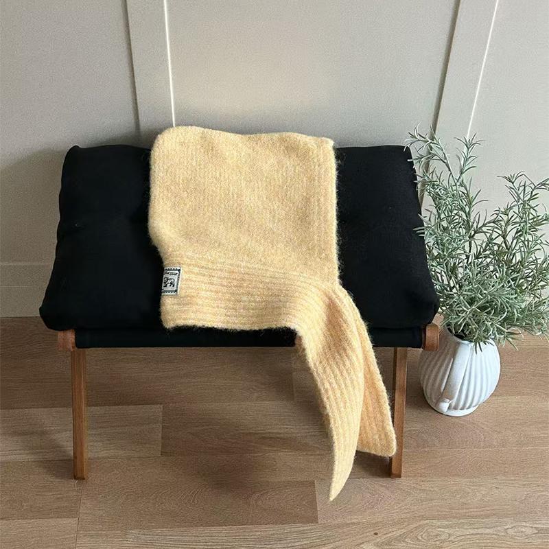 Winter Balaclava Scarf Hats For Men Women Winter Warm Knitted Scarf Caps Outdoor Drawstring Neck Collar Beanies Caps Scarves