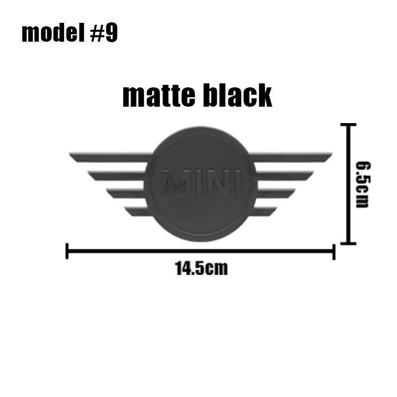 11,6 cm 14,5 cm Logo na přední kapotu auta Zadní emblém na kufr Samolepka Příslušenství Pro Mini Cooper R55 R56 R57 R58 R59 F54 F55 F56 F60