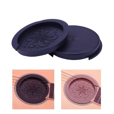 Silicone Acoustic Guitar Soundhole Cover Weak Sound Buffer Plug Guitar Accessory