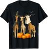 Giraffe Boo Mummy Witch Halloween Costume Giraffe Pumpkin T-Shirt Unisex T-Shirt