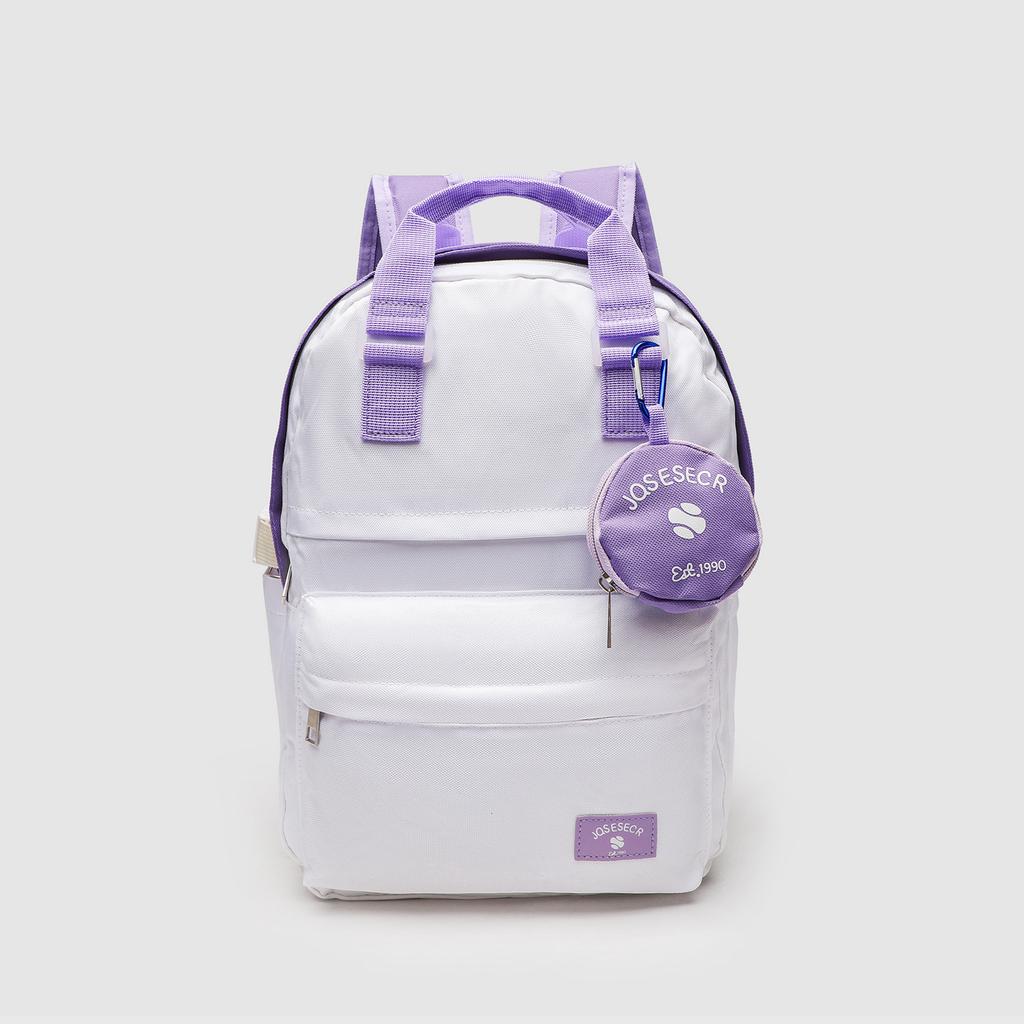 Koreansk version av Ins Xiaoqing Akademi-stil Ryggsäck Handväska Kontrastfärg Ryggsäck