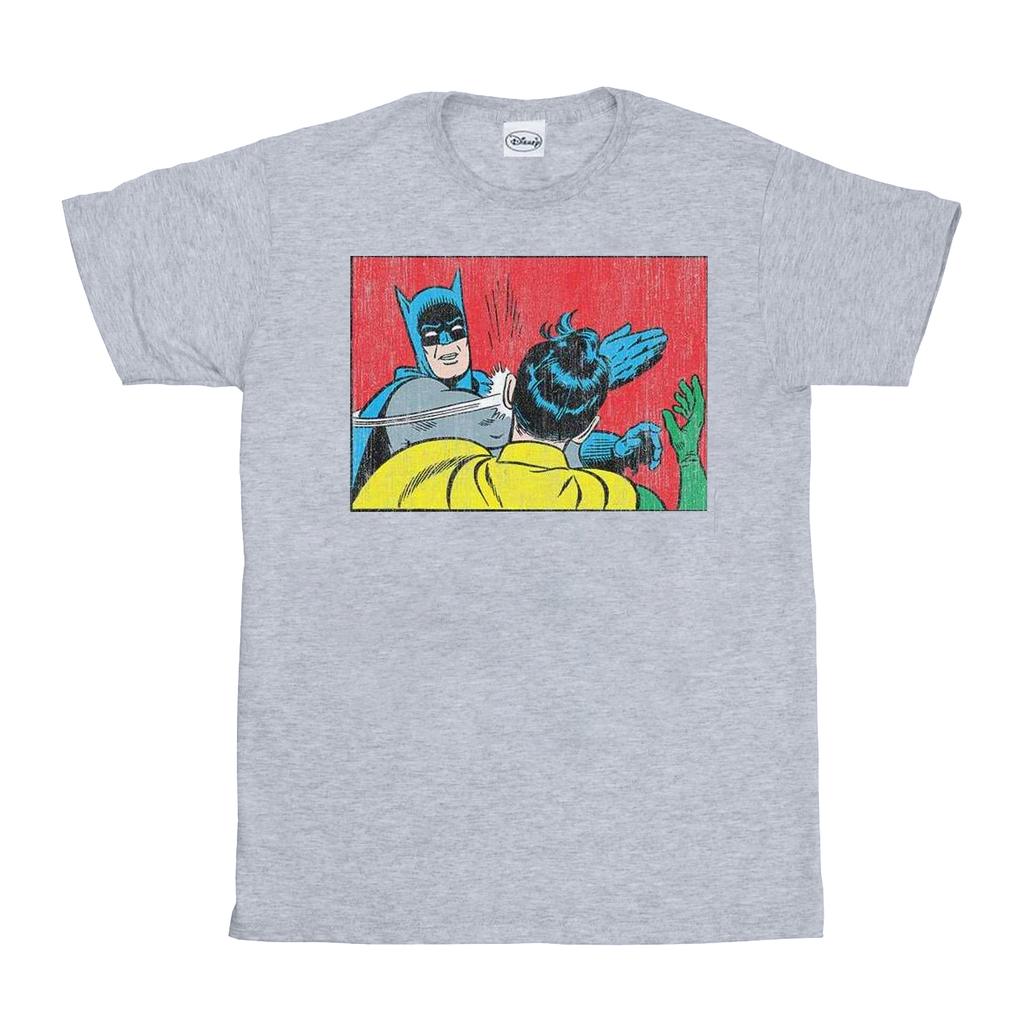 DC Comics Mens Batman Robin Slap T-Shirt