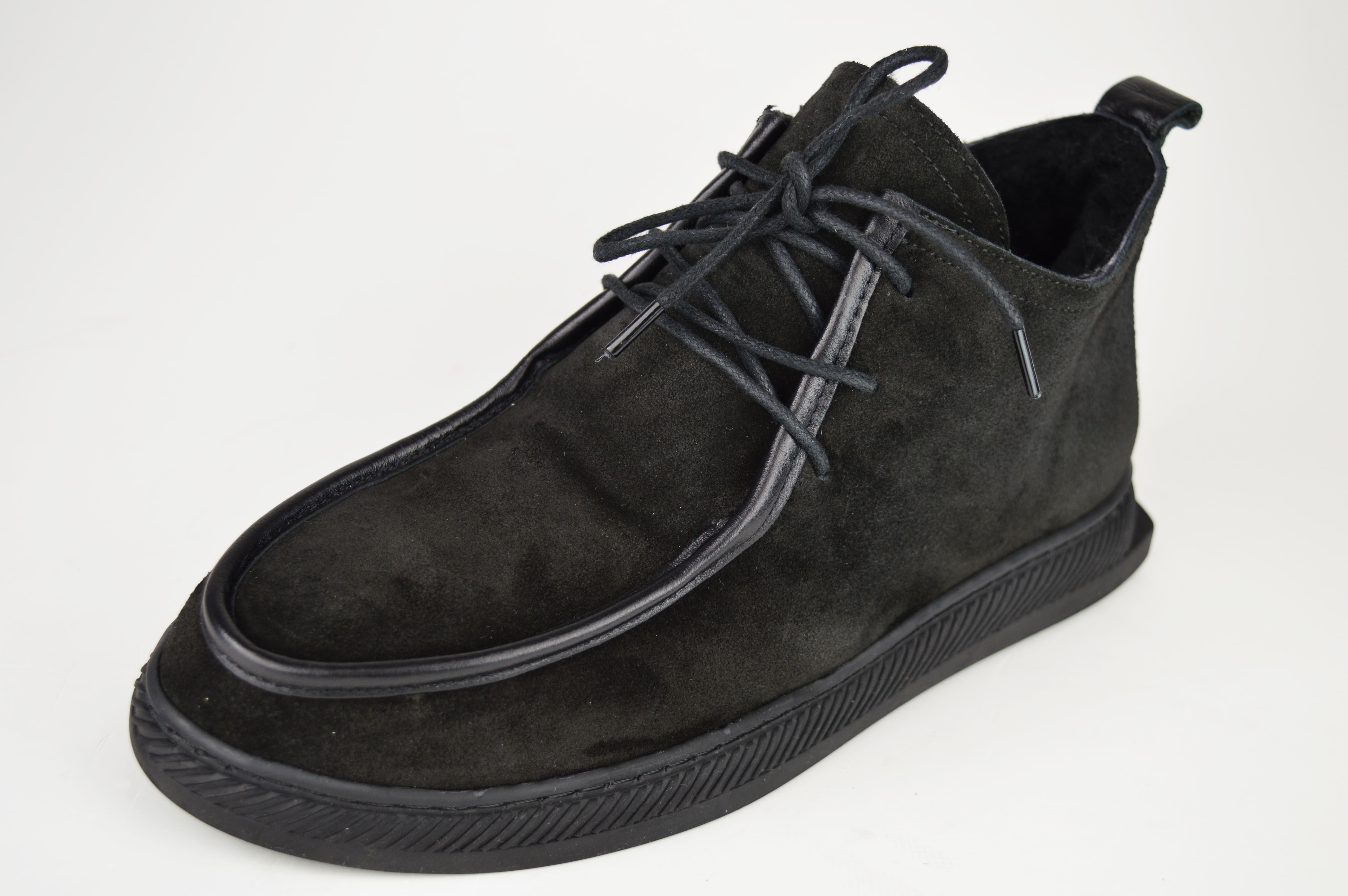 

Черевики Casual Guero 2682330 36 Чорні замша зима 38 чорний