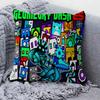 Video Game Geometry Dash Pillow Gifts Home Office Furnishings Bedroom Sofa Car Cushion Cover Case Xcm
