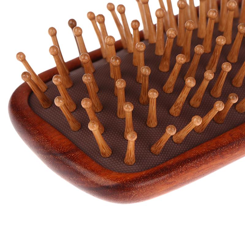 Large Square Airbag Massage Comb Portable Hairdressing Sandalwood Air Cushion Comb Professional Salon Hairdressing Comb