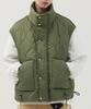 Mimthewardrobe Drawstring Padded Vest_Black