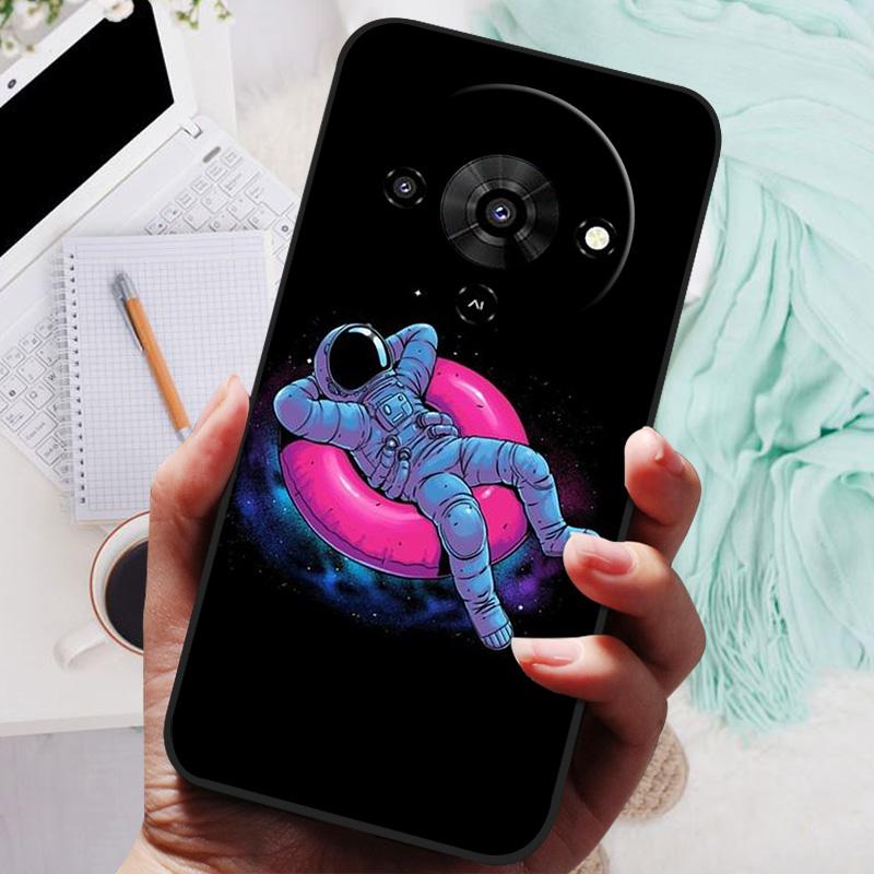 For ZTE Blade A76 5G Z2469N Case TPU Soft Rose Panda Cute Silicone Case Covers For ZTE Blade A76 A 76 BladeA76 5G Phone Cases