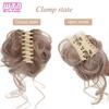 WTB Synthetic Messy Curly Claw Hair Bun Chignon Hair Extensions Scrunchy Fake False Hair With Tail for Women Hairpieces